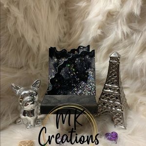 Handmade Resin Geode Coasters